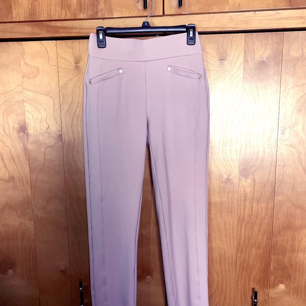 Anne Klein Mauve Pant with Front Pockets